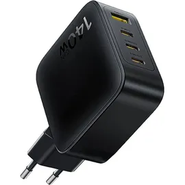 Baseus EnerFill FH11 Netzladegerät 140W Wall Charger 3xUSB-C - Schwarz