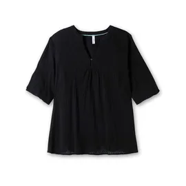 sheego Tunika in schwarz | Gr.: 56