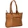 GREENLAND Nature Femi & Nine Schultertasche Leder 42 cm braun