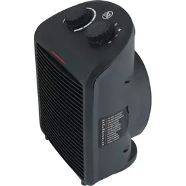 Hotserie Heizlüfter 2000 Watt schwarz 3 Stufen Heizgerät - Schwarz