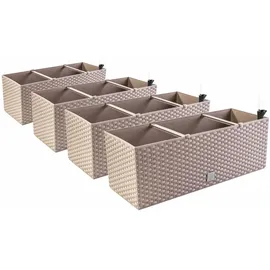 Pafen Balkonkasten 51 x 19 x 18,5 cm Mocca