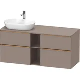 Duravit D-Neo Konsolenwaschtischunterbau wandhängend Basalt Matt 1400x550x664 mm à DE4970L04430000, DE4970L04430000
