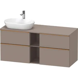Duravit D-Neo Konsolenwaschtischunterbau wandhängend Basalt Matt 1400x550x664 mm à DE4970L04430000, DE4970L04430000
