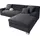 INOSIGN Ecksofa »Turah incl. Zierkissen, moderne Steppung, auch in Leder«, wahlweise mit Bettfunktion, Schlafsofa, B/T/H: 239/152/75 cm, L-Form