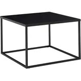 FineBuy Couchtisch Schwarz Metall 60 x 60 x 40 cm