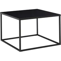 FineBuy Couchtisch Schwarz Metall 60 x 60 x 40 cm
