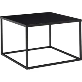 FineBuy Couchtisch Schwarz Metall 60 x 60 x 40 cm