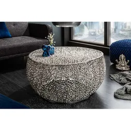 Riess-Ambiente Abstract Leaf Silber Metall 80 x 41 cm