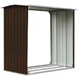 vidaXL Brennholzlager 172 x 91 x 154 cm braun/stahl
