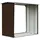 vidaXL Brennholzlager 172 x 91 x 154 cm braun/stahl