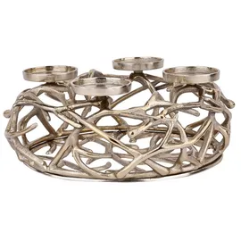 Star Trading Kerzenständer Oroquieta goldfarbig 422057