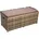 Gartenbank 120 x 50 x 0 cm Beige-Braun