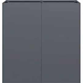 vidaXL Pflanzkübel 80 x 40 x 80 cm Anthrazit