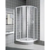 Kermi Nova 2000 Viertelkreisdusche R55 90 x 90 cm N2R530901811K