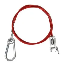 moog TRAILERPARTS Abreißseil 1 m mit Gabelkopf für Anhängerkupplung