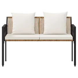 vidaXL 2-Seater 116 x 56 x 75 cm Braun