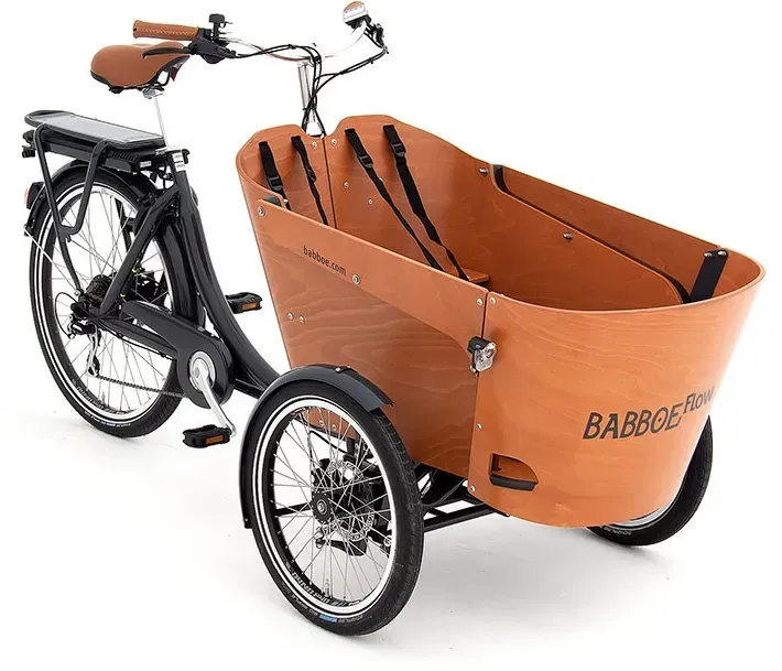 Babboe Flow-E Elektro Lastenrad, Kinder & Baby Transport, TÜV-geprüft