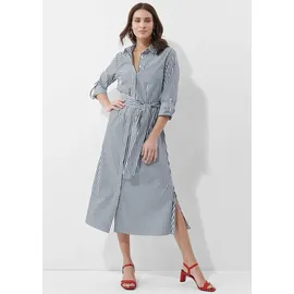 ALBA MODA Midikleid Blau/Weiß 40