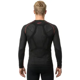 Alpinestars Ride Tech V2 Langarm-baselayer Schwarz/Rot XS-S