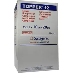 Topper 12 Kompresse steril 10x20 cm