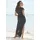 LASCANA Strandkleid Schwarz 42