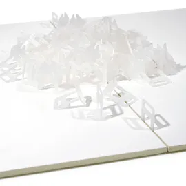XPOtool 500 Zuglaschen Fliesen Nivelliersystem 1,0mm Fugen Fliesen Verlegehilfe