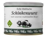 Bäuerliche Erzeugergemeinschaft Schwäbisch Hall Echt Hällische Schinkenwurst in der Dose 200 Gramm