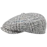 Stetson Flat Cap (1-St) Schirmmütze mit Schirm, Made in Germany grau 62 cm
