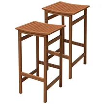 Garden Pleasure Gartenstühle Palmdale braun, 2 St.