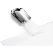 Durable Namensschilder mit Clip 9,0 x 6,0 cm, 25