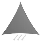 AMANKA UV Sonnensegel Wasserdurchlässig 8x8x8 Dreieckig - Sonnenschutz Garten Terrasse