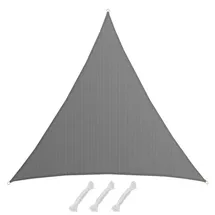 AMANKA UV Sonnensegel Wasserdurchlässig 8x8x8 Dreieckig - Sonnenschutz Garten Terrasse