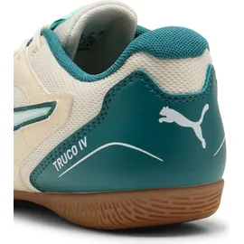 Puma Truco IV Hallenschuhe Kinder sugared almond/puma white/emerald ice/mint jelly/puma black 34