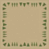 Duni Bio Dunicel®-Mitteldecke 84 x 84 cm Humble trees, 100 Stk/Krt (5 x 20 Stk)