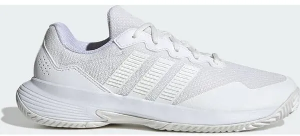 ADIDAS GAMECOURT 2 TENNIS SHOES, Cloud White / Cloud White / Cloud White, 38