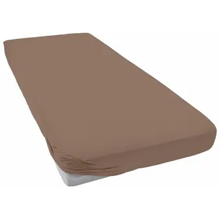 Estella Spannbettlaken Zwirnjersey 6900 140 x 200 - 160 x 220 cm hellbraun