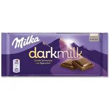 MILKA Darkmilk Alpenmilch Schokoladentafel 85 g