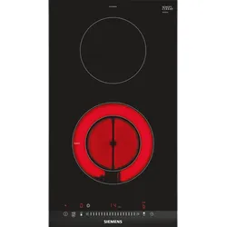 Glaskeramik Kochfeld/Herdplatte 2 Zone(n) iQ300 ET375FFP1E autarkes Domino 30cm 