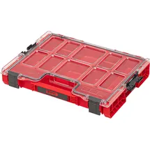QBRICK System Pro Organizer 200 Red Ultra Hd Stapelbar 452 X 296 X 79 Mm 6 L Ip54 Mit 8 Inlays - Qbrick