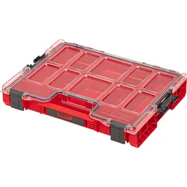 QBRICK System Pro Organizer 200 Red Ultra Hd Stapelbar 452 X 296 X 79 Mm 6 L Ip54 Mit 8 Inlays - Qbrick