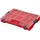 QBRICK System Pro Organizer 200 Red Ultra Hd Stapelbar 452 X 296 X 79 Mm 6 L Ip54 Mit 8 Inlays - Qbrick