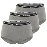 Chiemsee Hipster unifarben grau S 3er Pack
