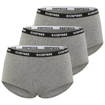 Chiemsee Hipster unifarben grau S 3er Pack