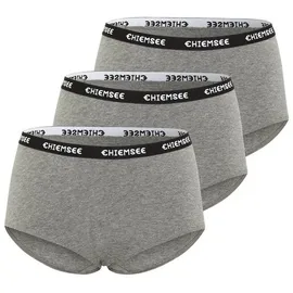 Chiemsee Hipster unifarben grau S 3er Pack