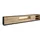 SKRAUT HOME Lowboard 310x50 cm Eiche Schwarz Holzwerkstoff