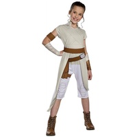 Rubie ́s Kostüm Star Wars 9 Rey Kostüm für Kinder Basic, Kinderkostüm der Heldin aus 'Der Aufstieg Skywalkers' grau 116