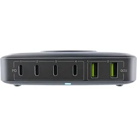 InLine Qi Powerstation Multiport, Netzteil, Ladegerät, Wireless charging