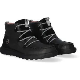 HEYDUDE Hey Dude Reyes Stiefel aus Wolle, Schwarz/Schwarz, 38 - 38