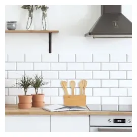 Relaxdays Besteckhalter Bambus mit 4 Fächern