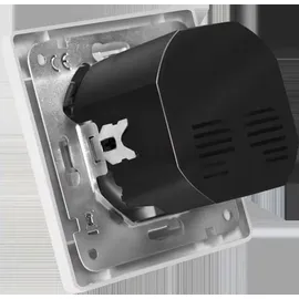 Logilink PA0253 - Unterputz-Steckdose mit Schutzkontaktbuchse, USB-A, Weiß